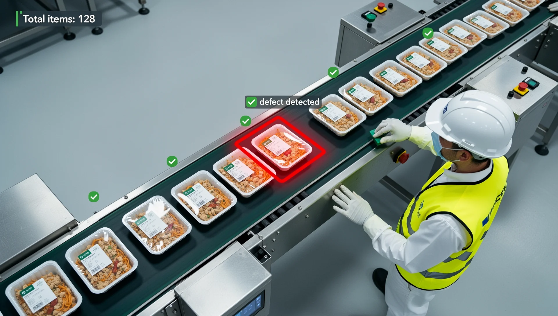 AREaiONX TAILORED üretim hattı akış kontrolü analizi görüntüsü